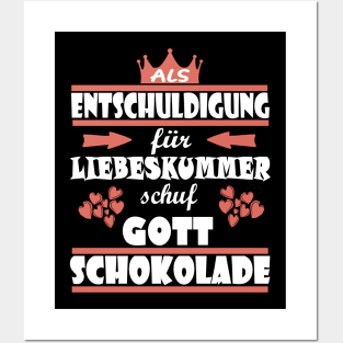 Liebeskummer Valentinstag Single Freund Schokolade Posters and Art